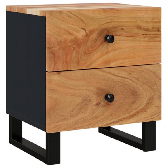 Table de chevet 40x33x46 cm Bois d'acacia massif