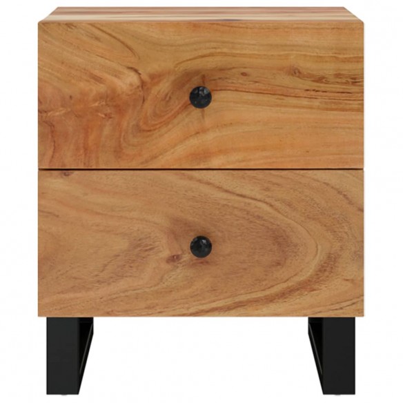 Table de chevet 40x33x46 cm Bois d'acacia massif