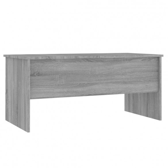 Table basse Sonoma gris 102x50,5x46,5 cm Bois d'ingénierie