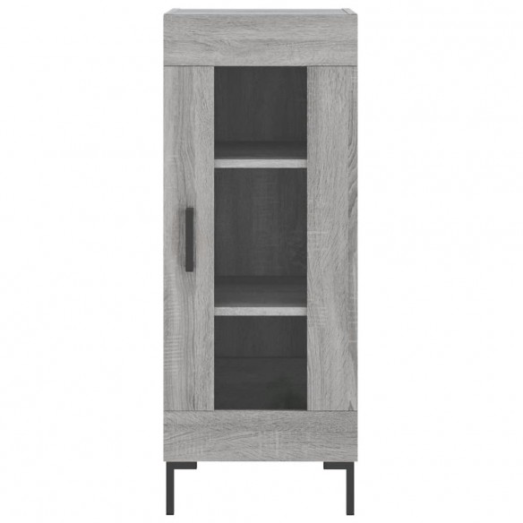 Buffet Sonoma gris 34,5x34x90 cm Bois d'ingénierie