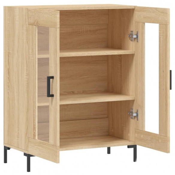 Buffet chêne sonoma 69,5x34x90 cm bois d'ingénierie