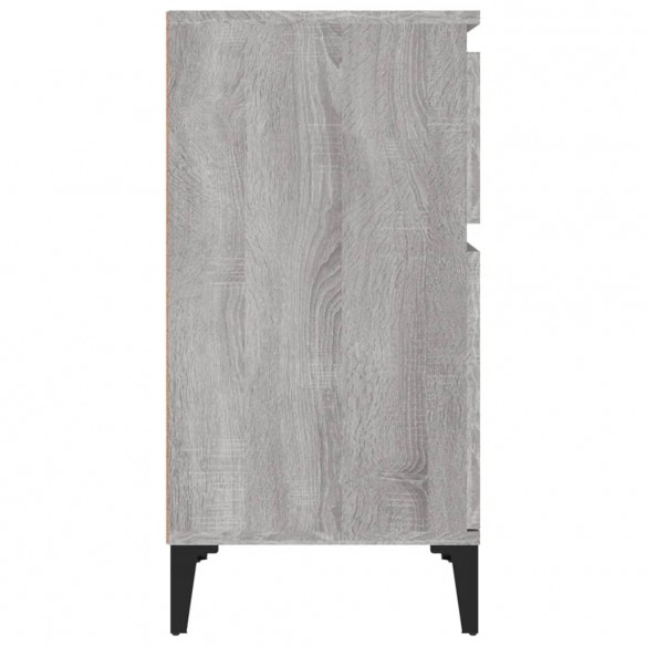 Tables de chevet 2 pcs sonoma gris 40x35x70 cm