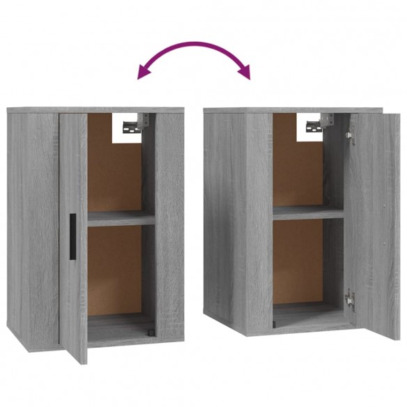 Ensemble de meubles TV 3 pcs Sonoma gris Bois d'ingénierie