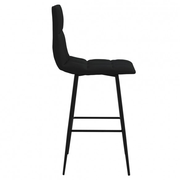 Tabouret de bar Noir Velours