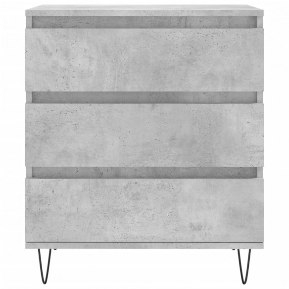 Buffet Gris béton 60x35x70 cm Bois d'ingénierie