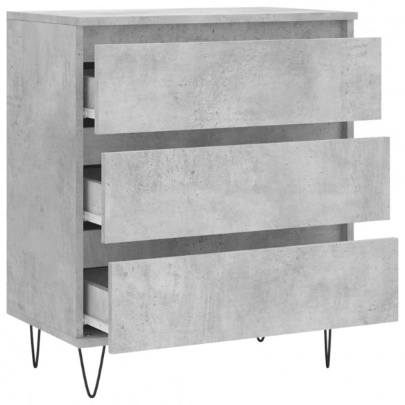 Buffet Gris béton 60x35x70 cm Bois d'ingénierie