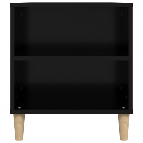 Meuble TV Noir 102x44,5x50 cm Bois d'ingénierie