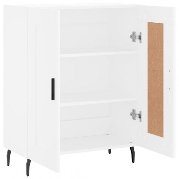 Buffet blanc 69,5x34x90 cm bois d'ingénierie