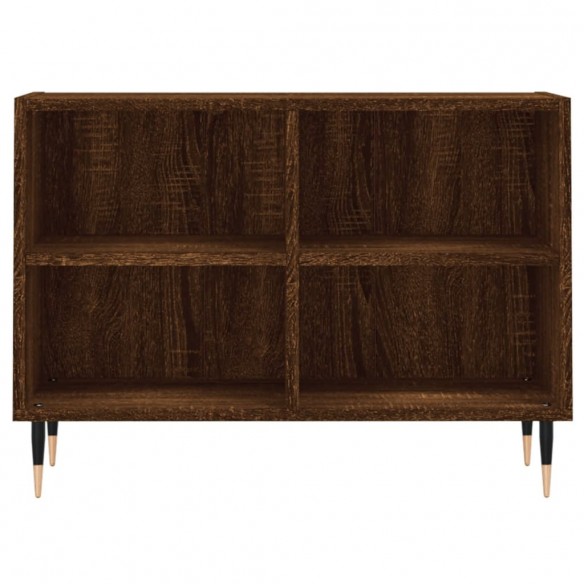 Meuble TV chêne marron 69,5 x 30 x 50 cm bois d'ingénierie