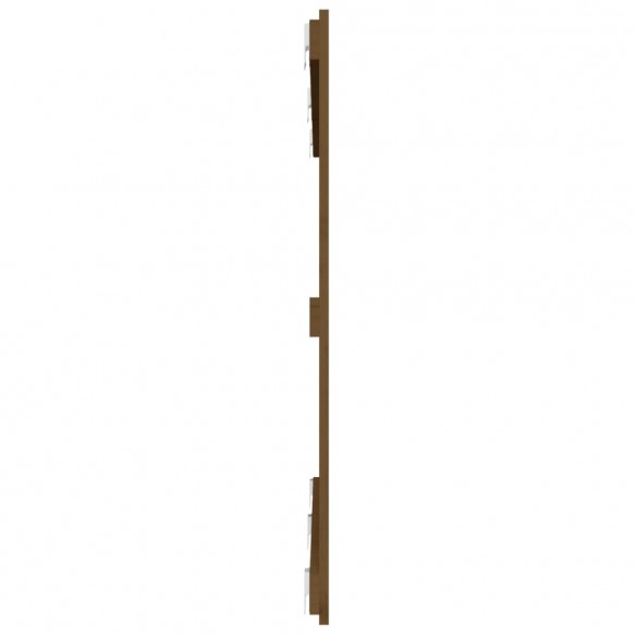 Tête de lit murale Marron miel 147x3x90 cm Bois massif de pin