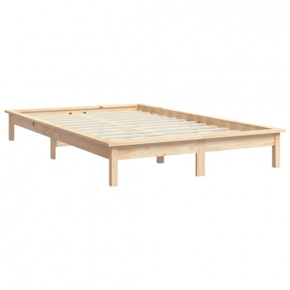 Cadre de lit 180x200 cm Super King bois de pin massif