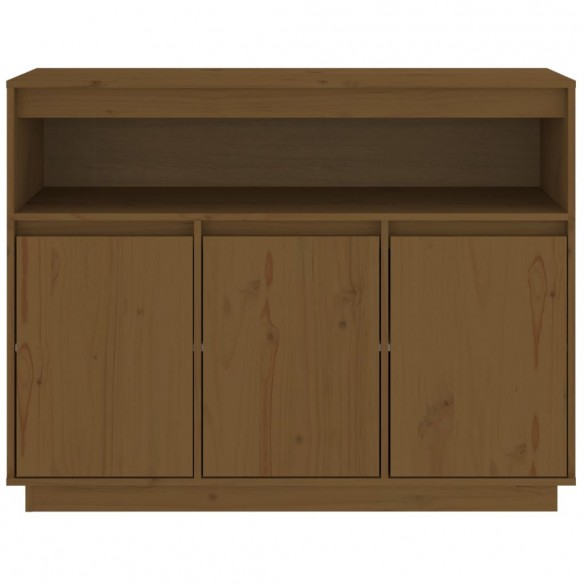 Buffet Marron miel 104,5x34x80 cm Bois massif de pin