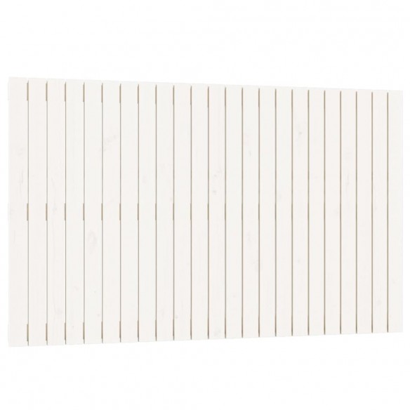 Tête de lit murale Blanc 147x3x90 cm Bois massif de pin