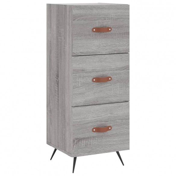 Buffet haut Sonoma gris 34,5x34x180 cm Bois d'ingénierie