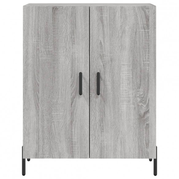 Buffet haut Sonoma gris 69,5x34x180 cm Bois d'ingénierie