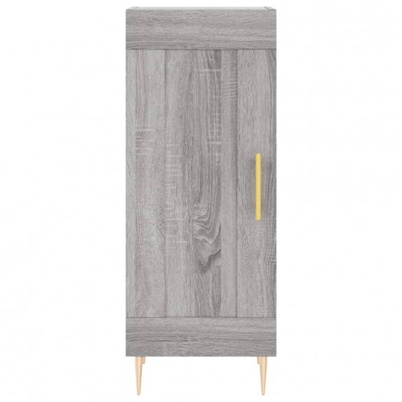 Buffet haut Sonoma gris 34,5x34x180 cm Bois d'ingénierie