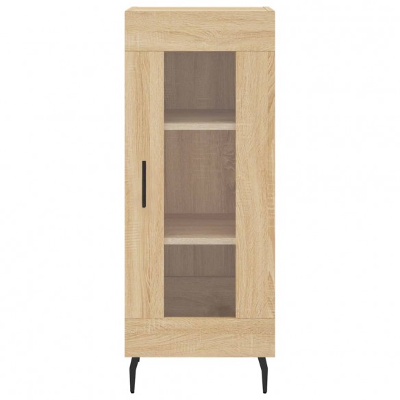 Buffet haut Chêne sonoma 34,5x34x180 cm Bois d'ingénierie