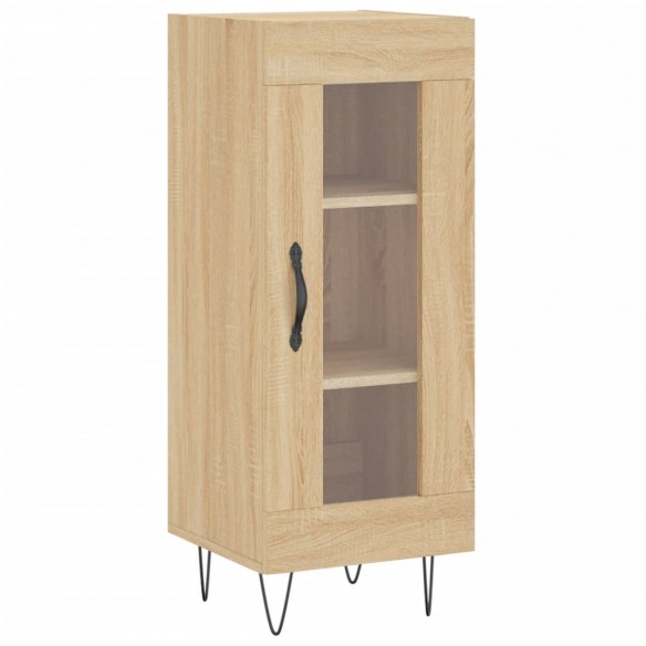 Buffet haut Chêne sonoma 34,5x34x180 cm Bois d'ingénierie