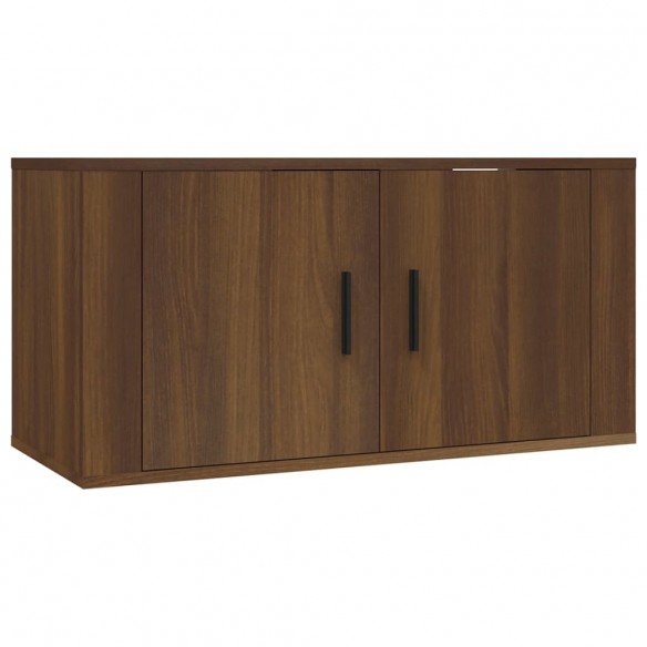 Ensemble de meubles TV 3 pcs Chêne marron Bois d'ingénierie