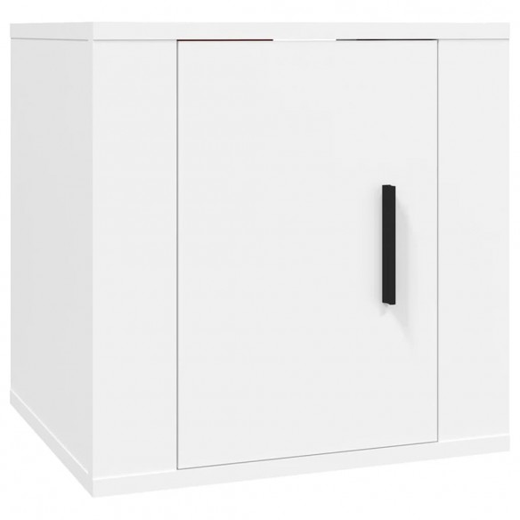 Ensemble de meubles TV 5 pcs Blanc Bois d'ingénierie