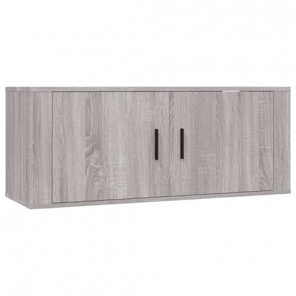 Ensemble de meubles TV 3 pcs Sonoma gris Bois d'ingénierie