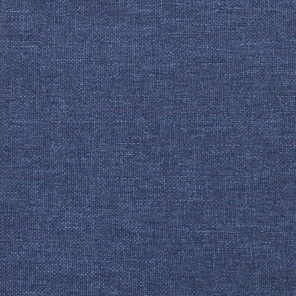 Tête de lit avec oreilles Bleu 103x23x118/128 cm Tissu