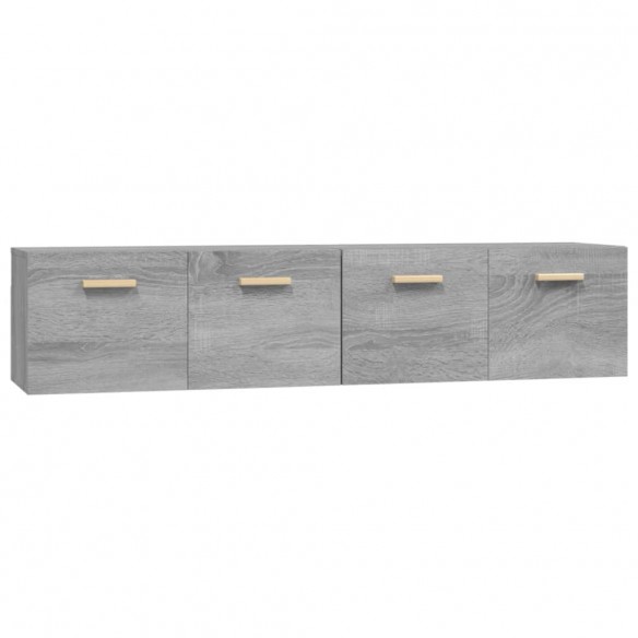 Armoires murales 2 pcs Sonoma gris 80x35x36,5 cm