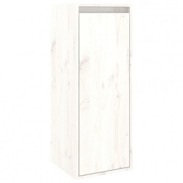 Meubles TV 2 pcs Blanc Bois massif de pin