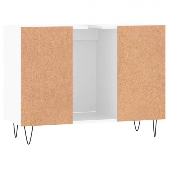 Armoire de salle de bain blanc brillant 80x33x60 cm