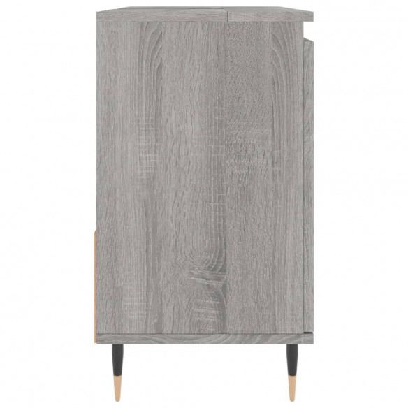 Armoire de bain sonoma gris 65x33x60 cm bois d'ingénierie