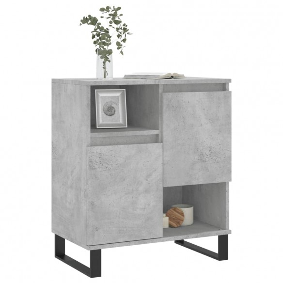 Buffet Gris béton 60x35x70 cm Bois d'ingénierie