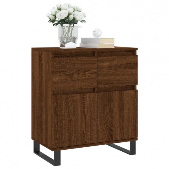 Buffet Chêne marron 60x35x70 cm Bois d'ingénierie