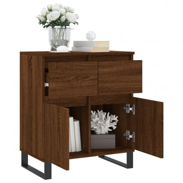 Buffet Chêne marron 60x35x70 cm Bois d'ingénierie