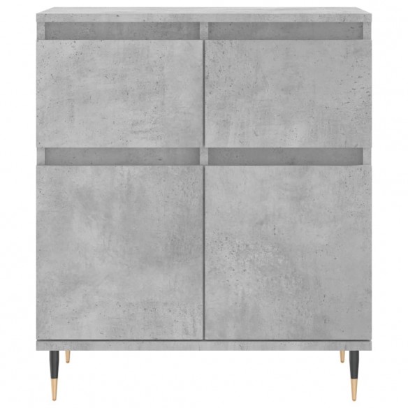 Buffet Gris béton 60x35x70 cm Bois d'ingénierie