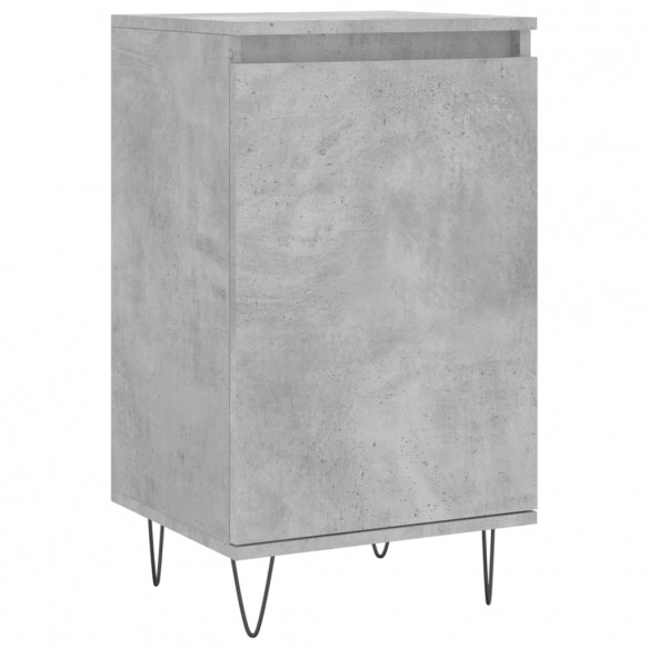 Buffet gris béton 40x35x70 cm bois d'ingénierie