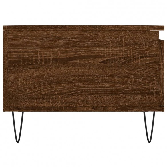 Table basse Chêne marron 90x50x36,5 cm Bois d'ingénierie