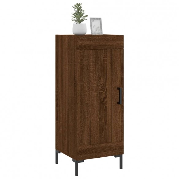 Buffet Chêne marron 34,5x34x90 cm Bois d'ingénierie