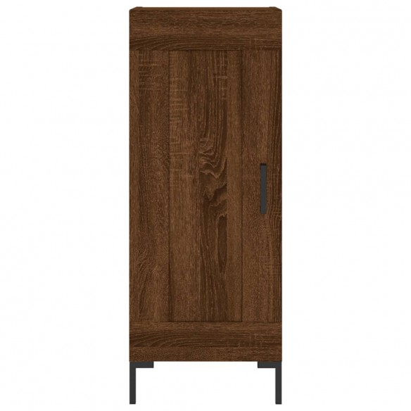 Buffet Chêne marron 34,5x34x90 cm Bois d'ingénierie