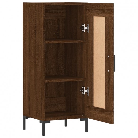 Buffet Chêne marron 34,5x34x90 cm Bois d'ingénierie