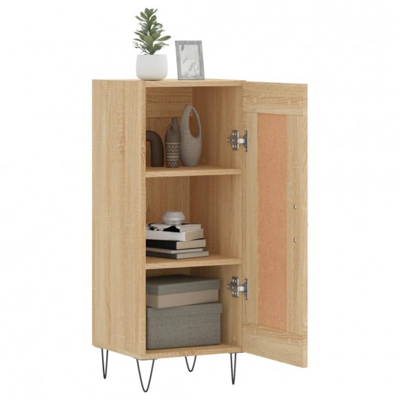 Buffet Chêne sonoma 34,5x34x90 cm Bois d'ingénierie