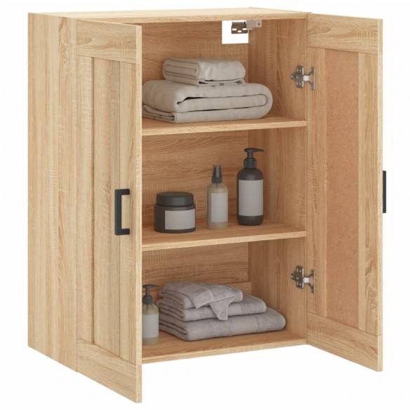 Armoire murale chêne sonoma 69,5x34x90 cm bois d'ingénierie