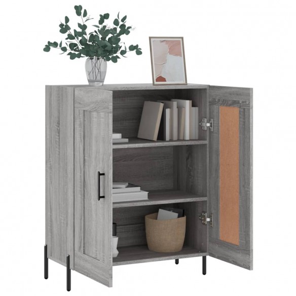 Buffet sonoma gris 69,5x34x90 cm bois d'ingénierie