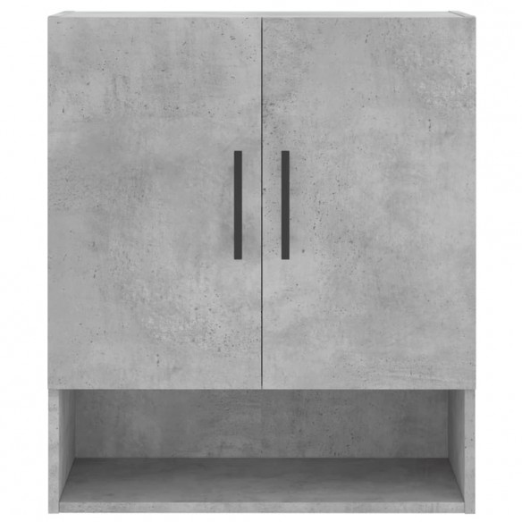 Armoire murale gris béton 60x31x70 cm bois d'ingénierie