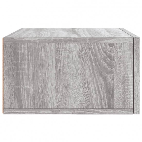 Tables de chevet murales 2 pcs sonoma gris 35x35x20 cm