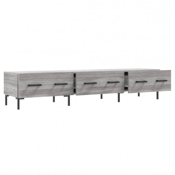 Meuble TV sonoma gris 150x36x30 cm bois d'ingénierie