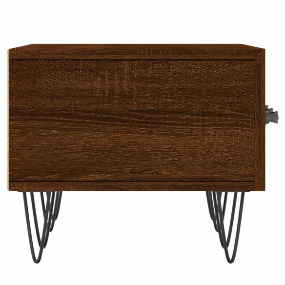 Meuble TV chêne marron 150x36x30 cm bois d'ingénierie