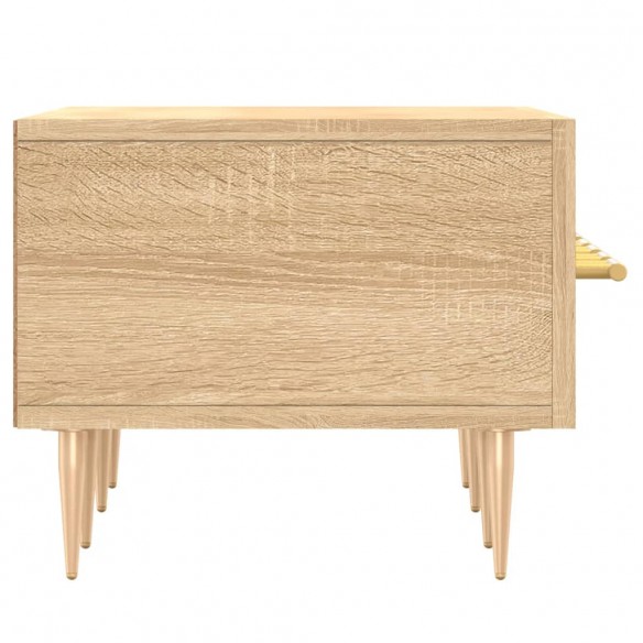 Meuble TV chêne sonoma 150x36x30 cm bois d'ingénierie