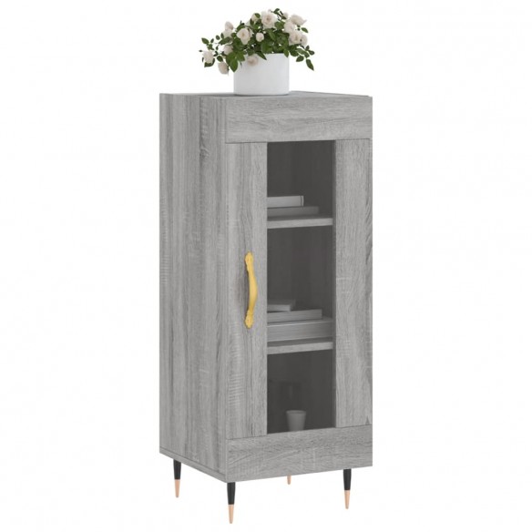 Buffet Sonoma gris 34,5x34x90 cm Bois d'ingénierie