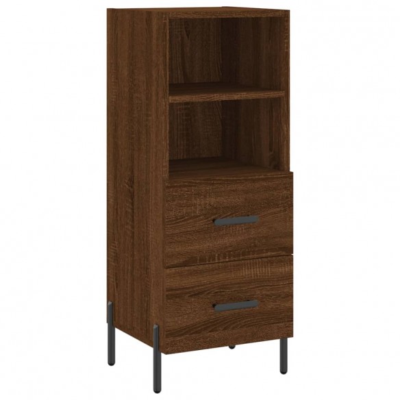 Buffet Chêne marron 34,5x34x90 cm Bois d'ingénierie