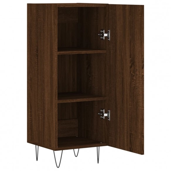 Buffet Chêne marron 34,5x34x90 cm Bois d'ingénierie